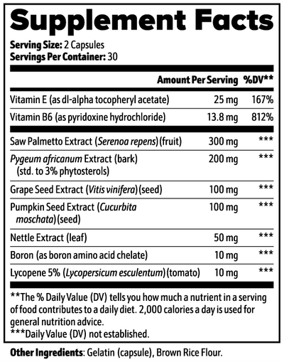 Nutritional Label